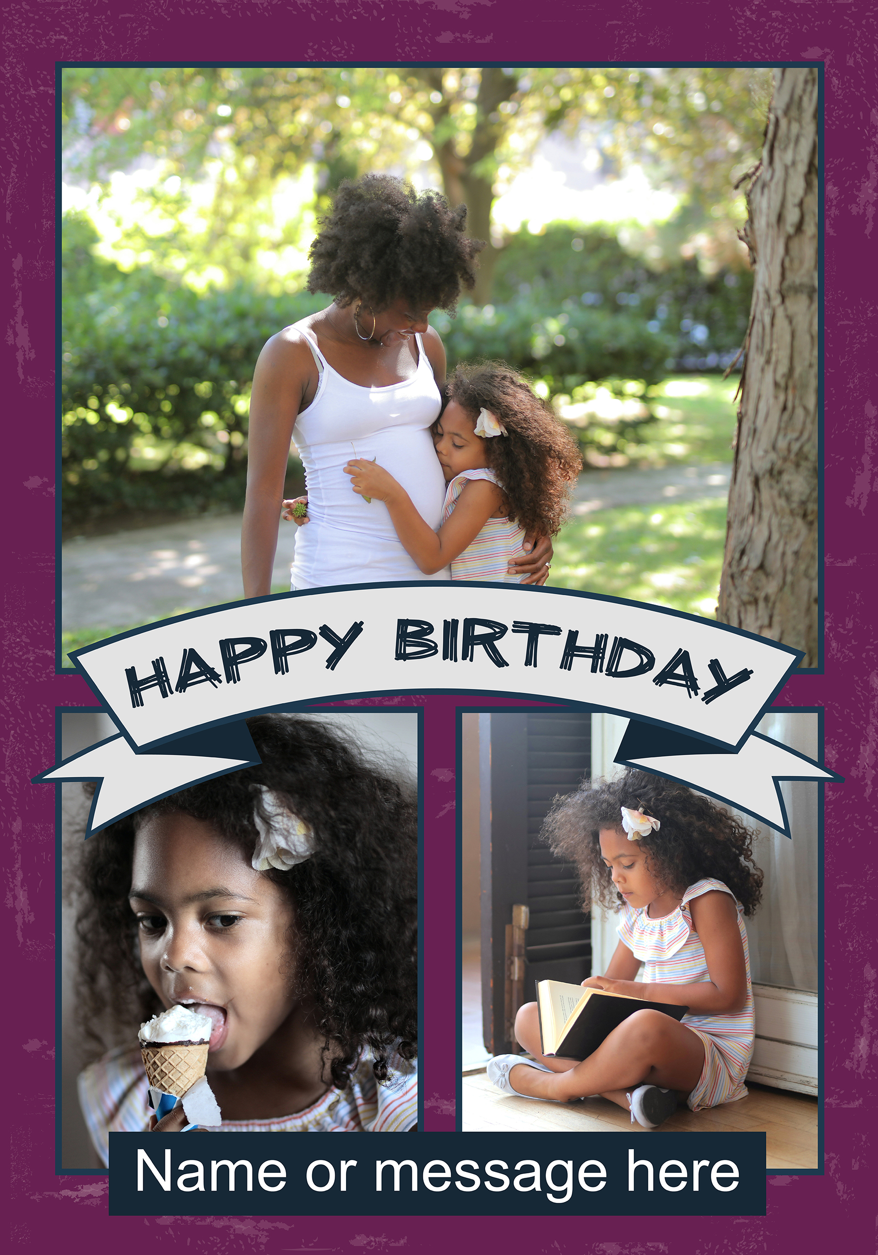Photograph of Birthday Banner 3 Photos