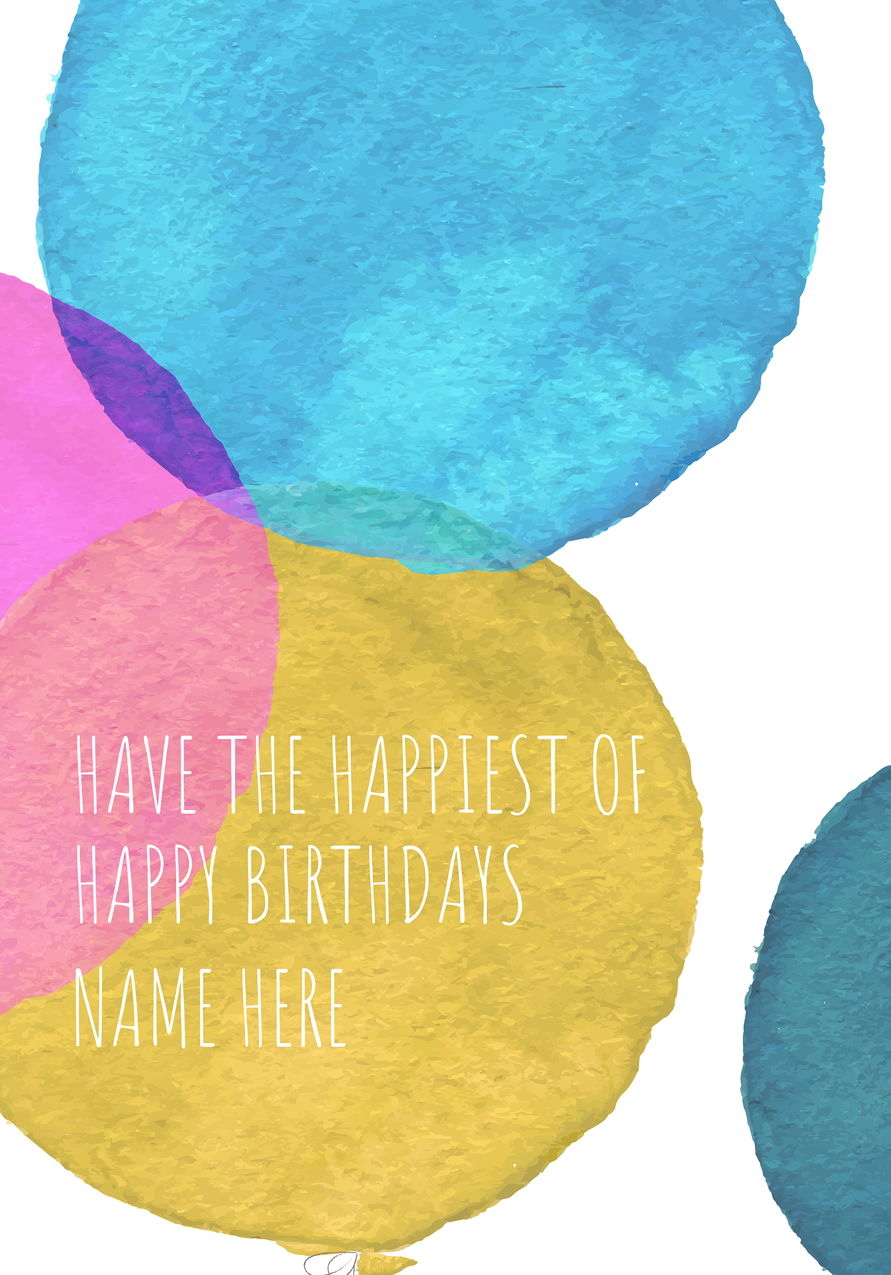 Photograph of Birthday Balloons