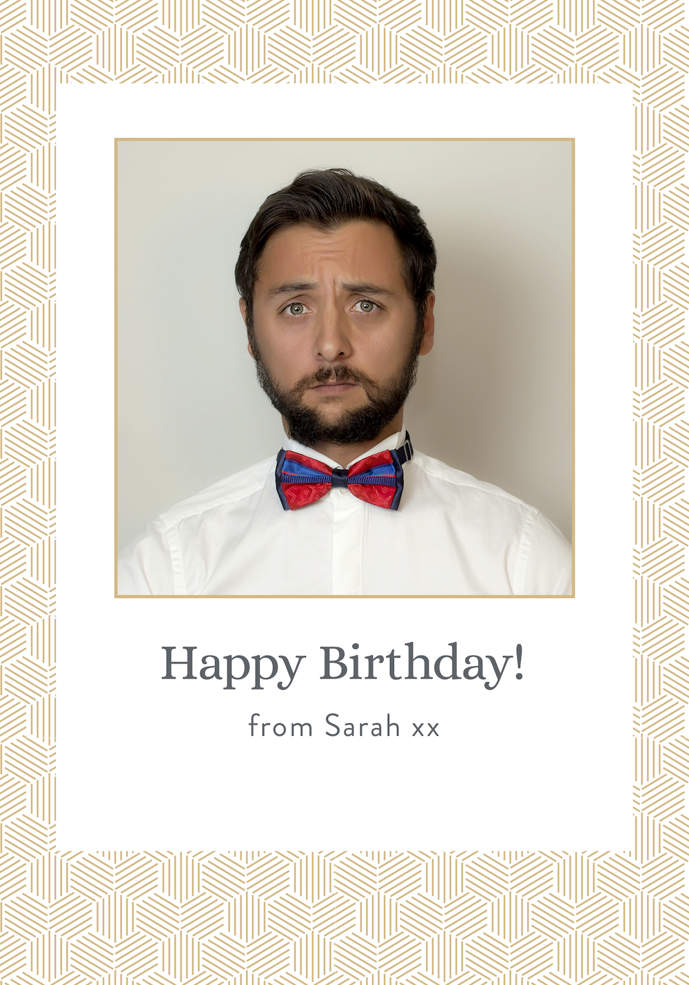 Photograph of Happy Birthday! Personalised Card
